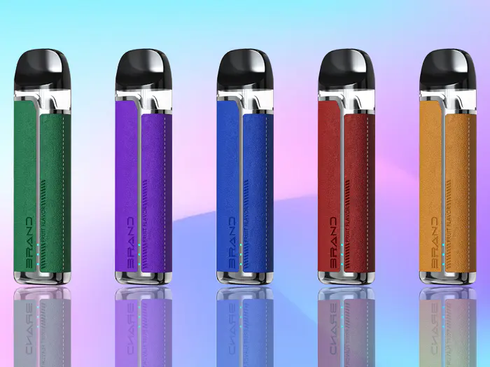 Oil refillable and bullet changing style, leather material, TYPE-C charging